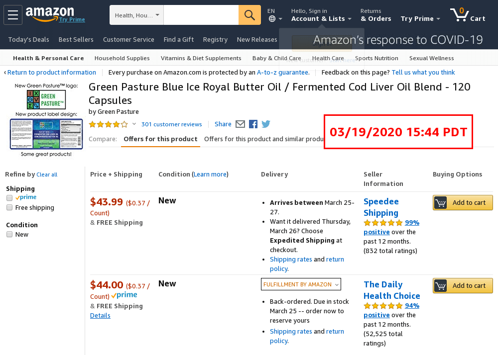 Amazon MAP Violation